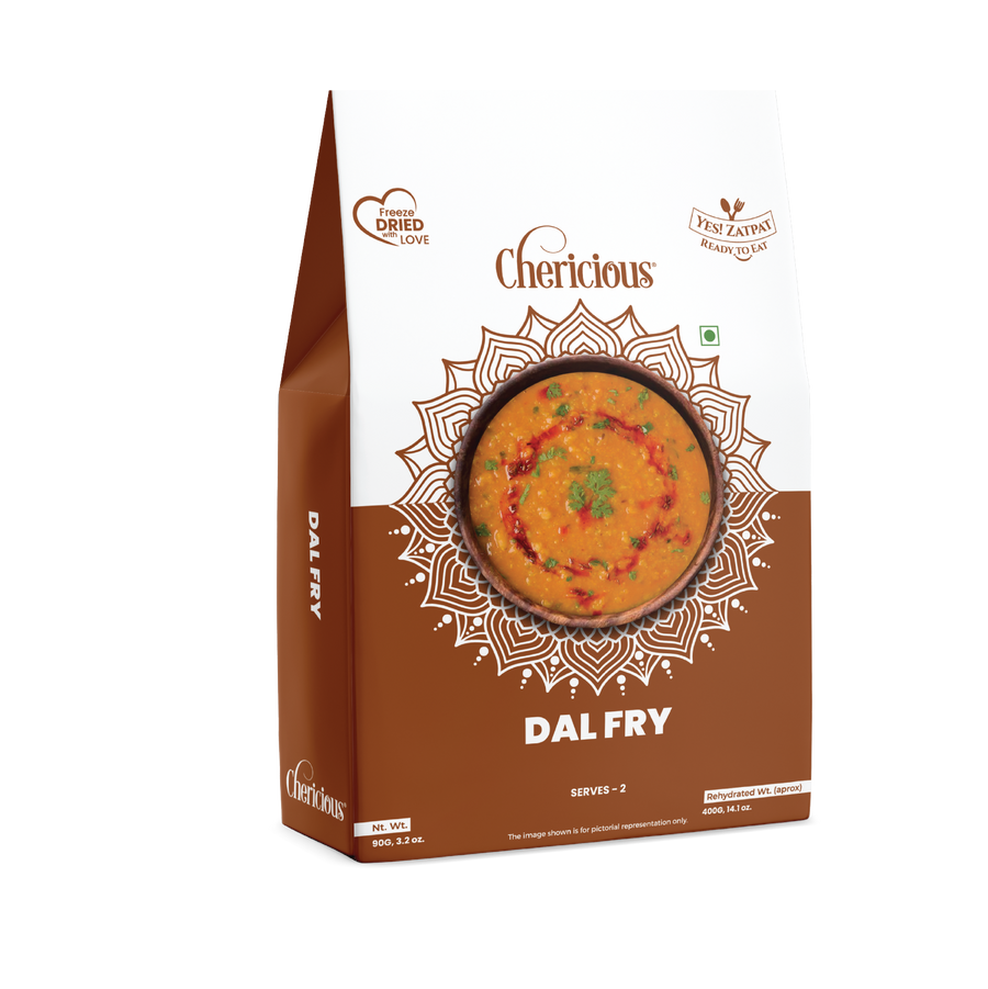 Chericious Dal Fry packaging on a white background