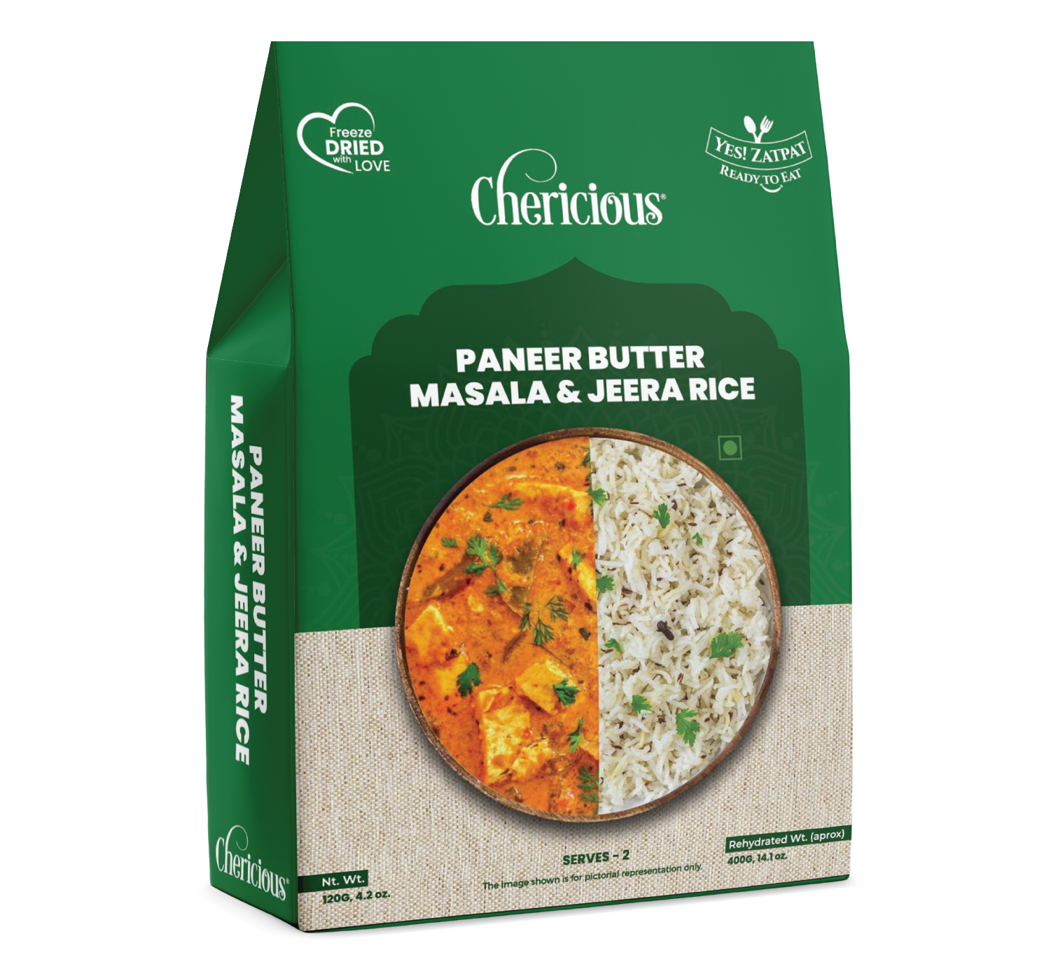 Jeera Rice Paneer Butter Masala
